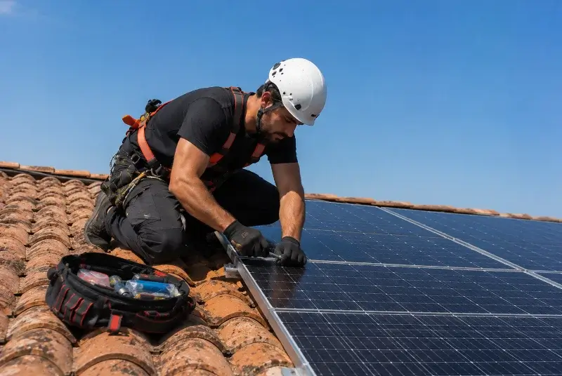 Maintenance et monitoring de panneaux solaires à Vieillevigne