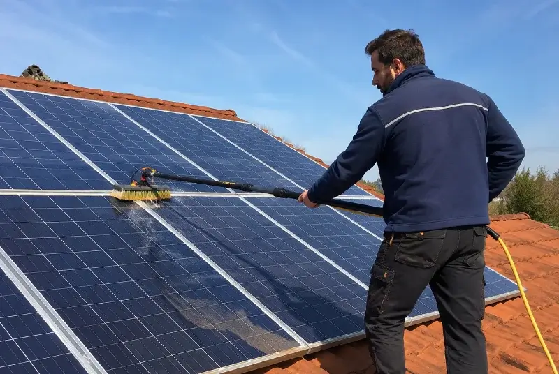 Nettoyage et entretien de panneaux solaires à Vieillevigne